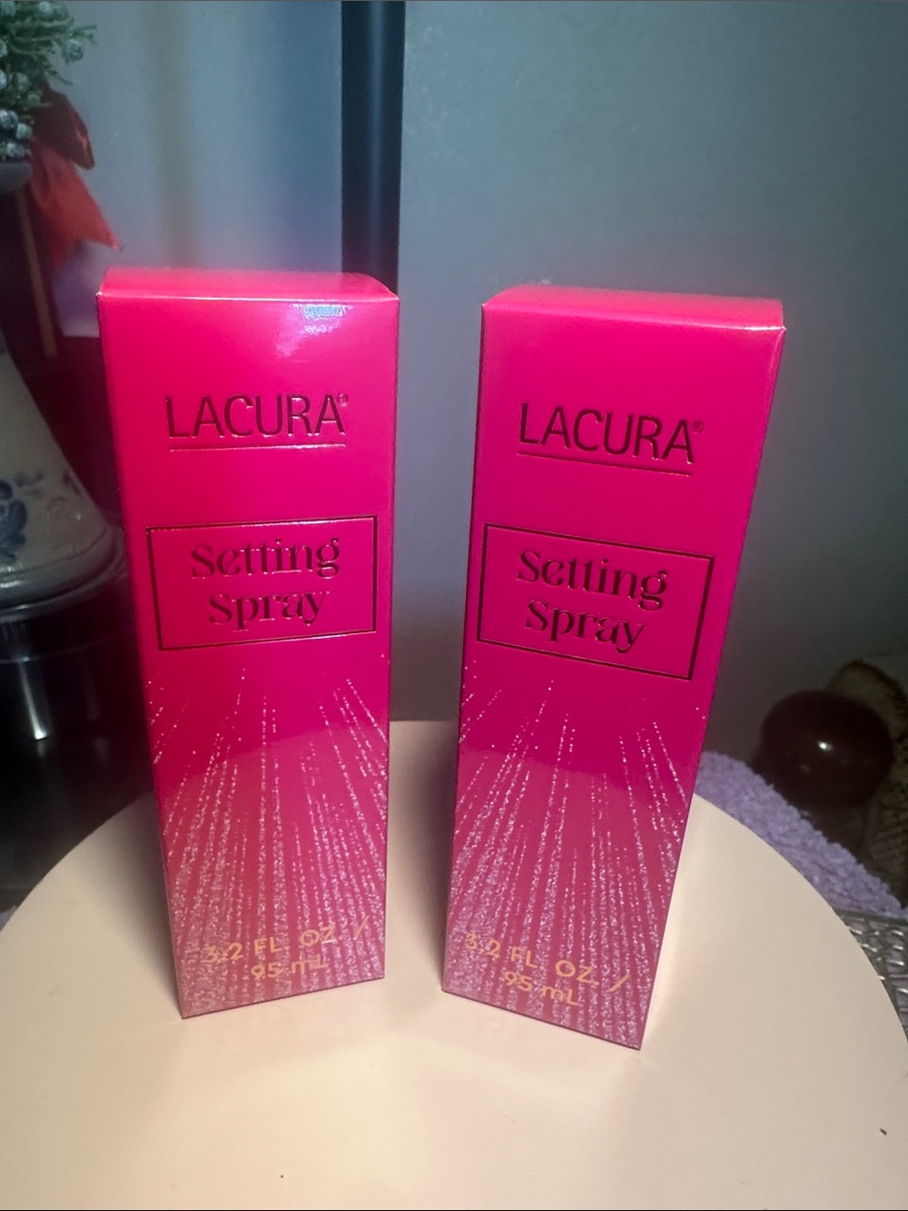 Lacura Setting Spray — Pink Long-Lasting Makeup Fixer